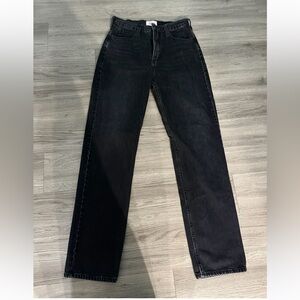 FRAME Straight leg Black Jeans
